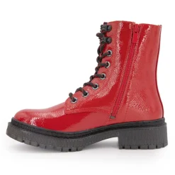 Bottines rouges vernies Femme DOCKERS