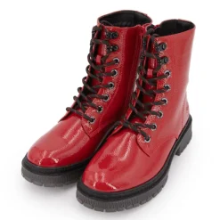 Bottines rouges vernies Femme DOCKERS
