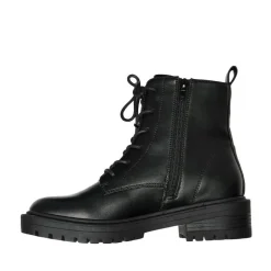 Bottines similcuir fermeture éclair à lacets femme ONLY