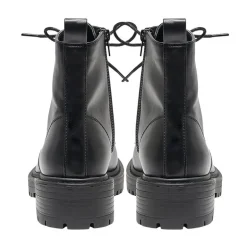 Bottines similcuir fermeture éclair à lacets femme ONLY