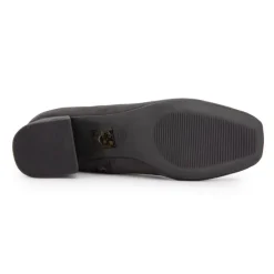 Bottines talons carrés Daniela gris suédine Femme LES TROPEZIENNES PAR M.BELARBI