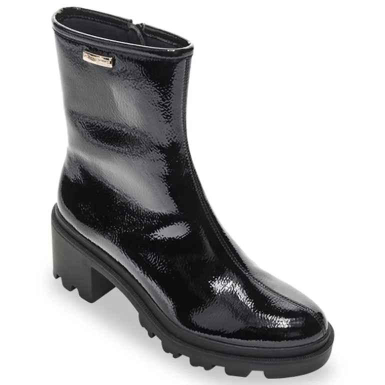 Bottines vernis Delizia talons crantés Femme LES TROPEZIENNES PAR M.BELARBI