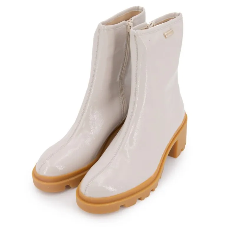 Bottines vernis Delizia talons crantés Femme LES TROPEZIENNES PAR M.BELARBI