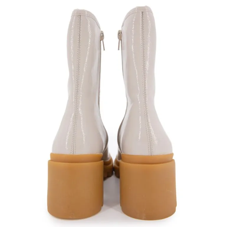 Bottines vernis Delizia talons crantés Femme LES TROPEZIENNES PAR M.BELARBI