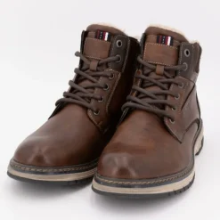 Bottines zippées intérieur moutonné à lacets semelle écru Homme TOM TAILOR