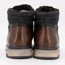 Bottines zippées intérieur moutonné à lacets semelle écru Homme TOM TAILOR