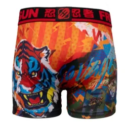 Boxer à motif graphique avec illustration tigre Homme FREEGUN