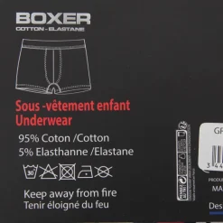 Boxer coton doux stretch Enfant RG512