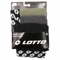 Boxer couleur avec logo lotx3 Homme LOTTO