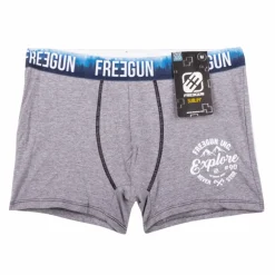 Boxer doux coton avec élastique à motif forêt Homme FREEGUN