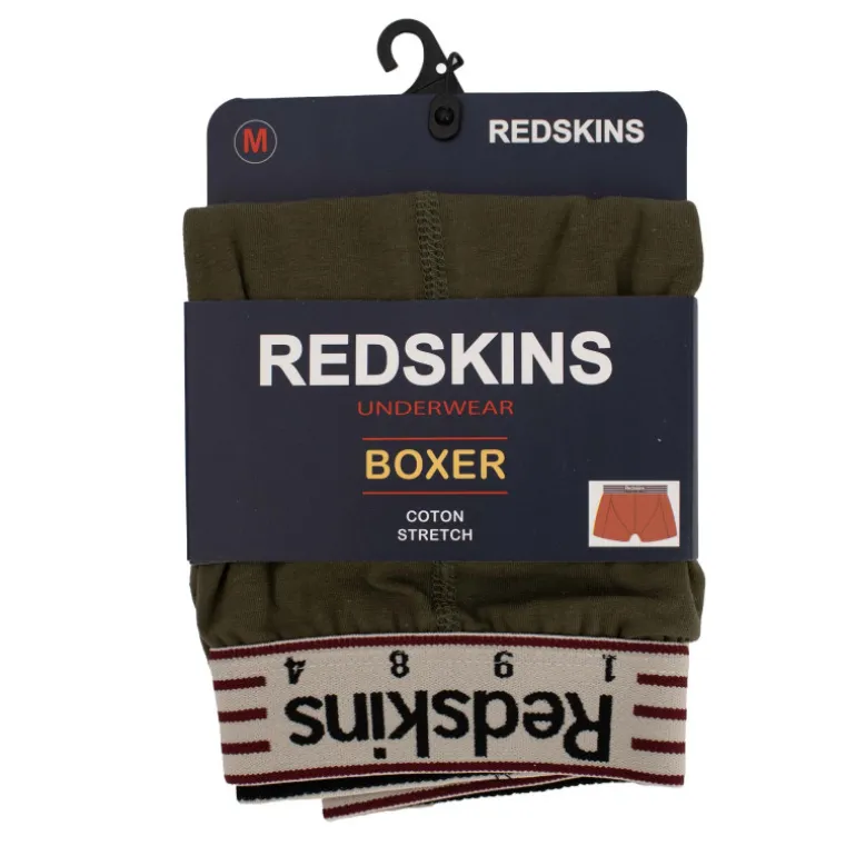 Boxer en coton Homme REDSKINS