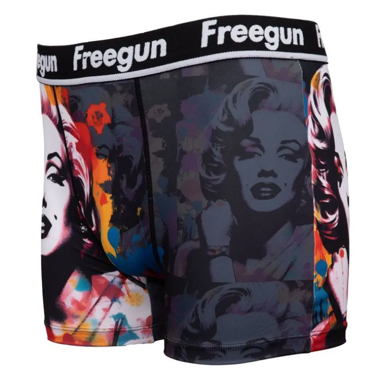 Boxer inspiration Andy Warhol Marilyn Monroe Homme FREEGUN
