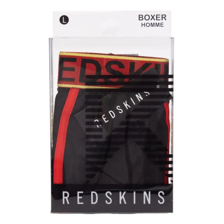 Boxer élastique boleslaw avec bande de couleur Homme REDSKINS
