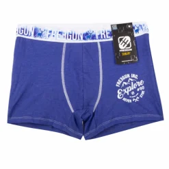 Boxer élastique imprimé neige avec cerf Homme FREEGUN