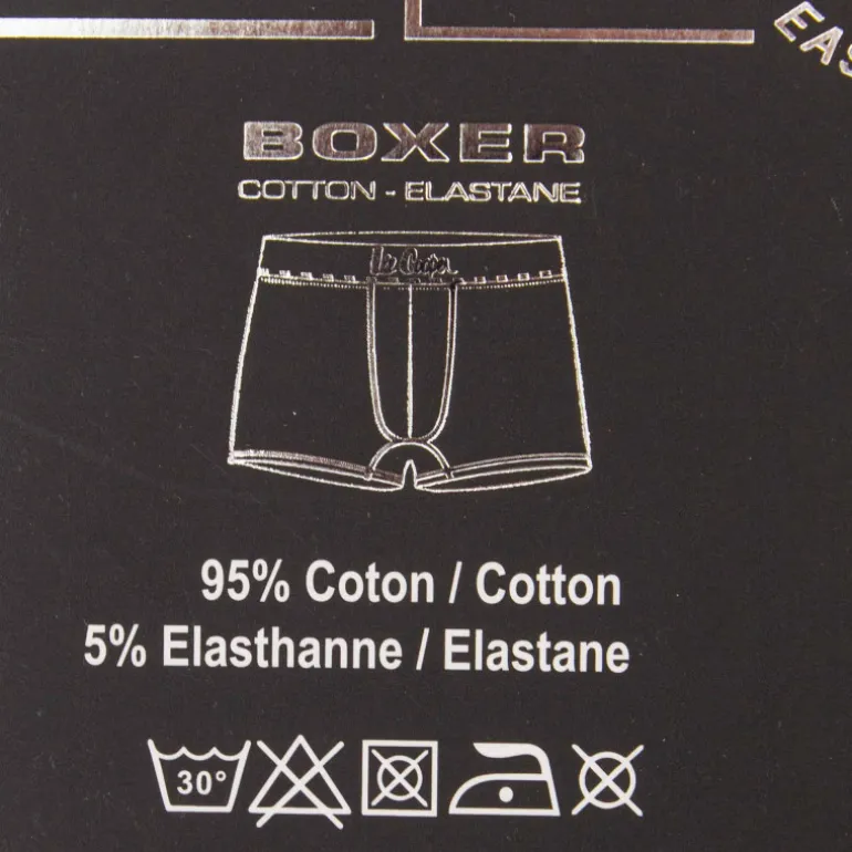 Boxer lot x2 coton doux stretch Enfant LEE COOPER