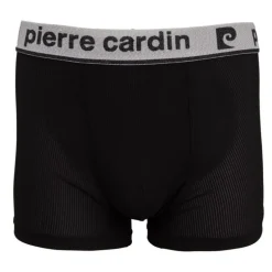 Boxer microfibre cotelé avec élastique Homme PIERRE CARDIN