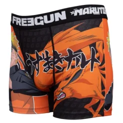 Boxer noir illustration Naruto Homme FREEGUN