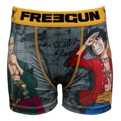 Boxer One Piece Zorro Luffy microfibre Garçon FREEGUN