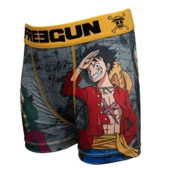 Boxer One Piece Zorro Luffy microfibre Garçon FREEGUN