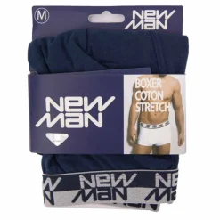 Boxer stretch coton logo sur l'élastique Homme NEW MAN