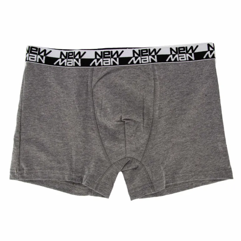 Boxer stretch coton logo sur l'élastique Homme NEW MAN