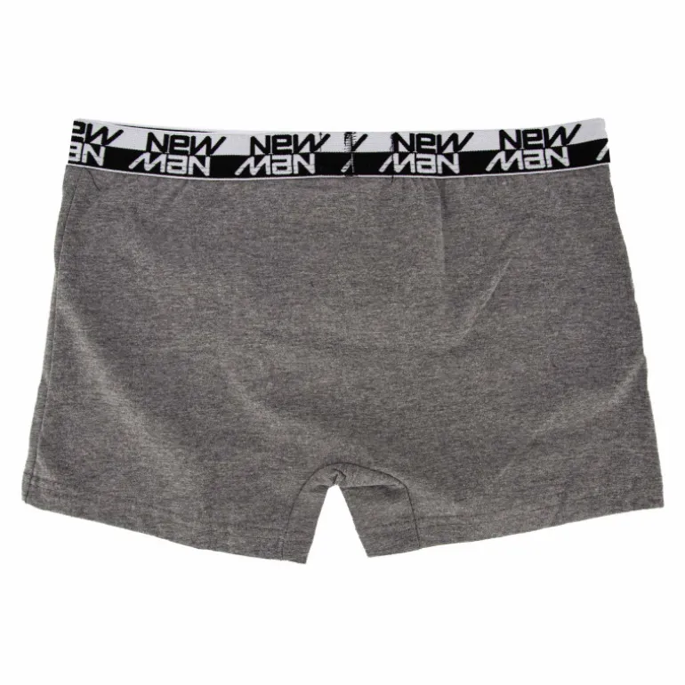 Boxer stretch coton logo sur l'élastique Homme NEW MAN