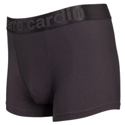 Boxer uni cotelé en microfibre Homme PIERRE CARDIN