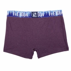 Boxer violet élastique imprimé glace Homme FREEGUN