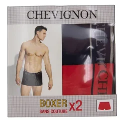 Boxer x2 sans couture stretch tom Homme CHEVIGNON