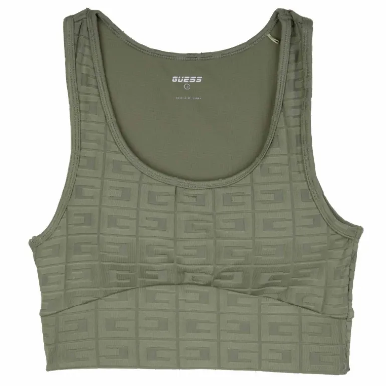 Brassiere texturée col rond Femme GUESS