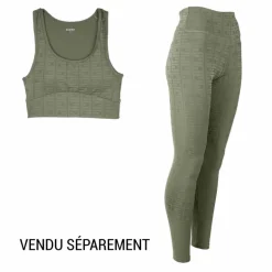 Brassiere texturée col rond Femme GUESS