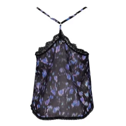 Caraco à bretelles nero rahvvia avec dentelle Femme DIXIE