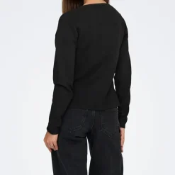 Cardigan maille fine col rond prime life boutons dorés Femme JDY