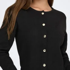 Cardigan maille fine col rond prime life boutons dorés Femme JDY