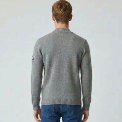 Cardigan zippe nmrh3523dred Homme NEW MAN