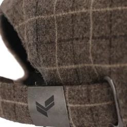 Casquette à carreaux style prince de galles en feutre Homme KAPORAL