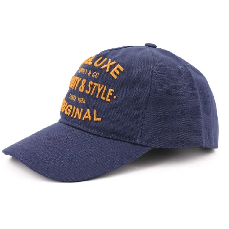 Casquette clifton bleu jean Homme DEELUXE 74