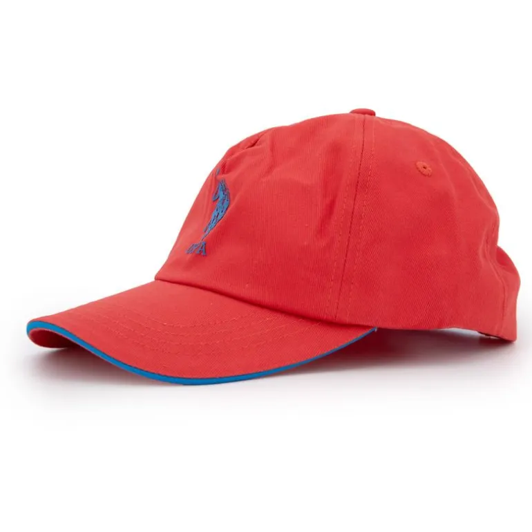 Casquette coton tissu logo brodé avec liseré Eliot Mixte US POLO