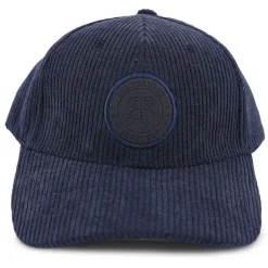 Casquette en tissu côtelé avec logo blason Homme BILL TORNADE