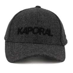 Casquette jayden logo brodé noir Homme KAPORAL