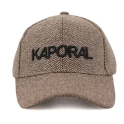 Casquette jayden logo brodé noir Homme KAPORAL