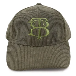 Casquette velours cotelé logo brodé Homme BILL TORNADE