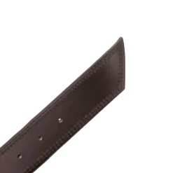 Ceinture cuir de vache daim boucle doré cercle Femme DOCKERS