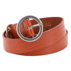 Ceinture cuir grainé Candice boucle argenté Femme DEELUXE 74