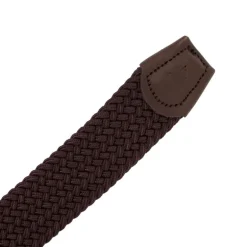 Ceinture tressée cuir avec boucle argenté Homme DOCKERS