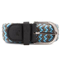 Ceinture tressée en tissu Homme TORRENTE