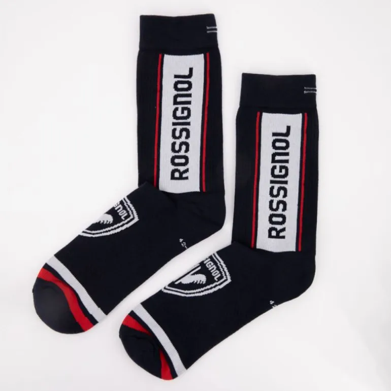 Chaussette coton active élastique avec bandes réfléchissantes Homme ROSSIGNOL
