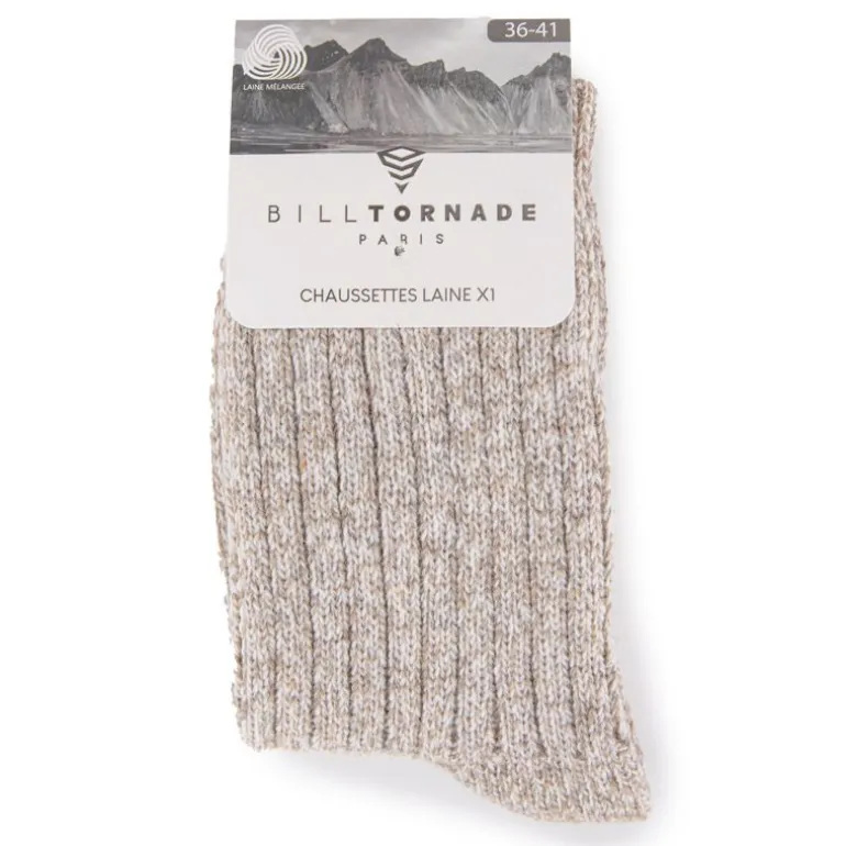Chaussette laine mélangée boite 18512 Femme BILL TORNADE
