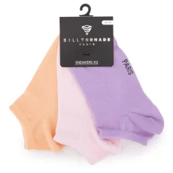 Chaussette x3 pastel bill tornade Femme BILL TORNADE