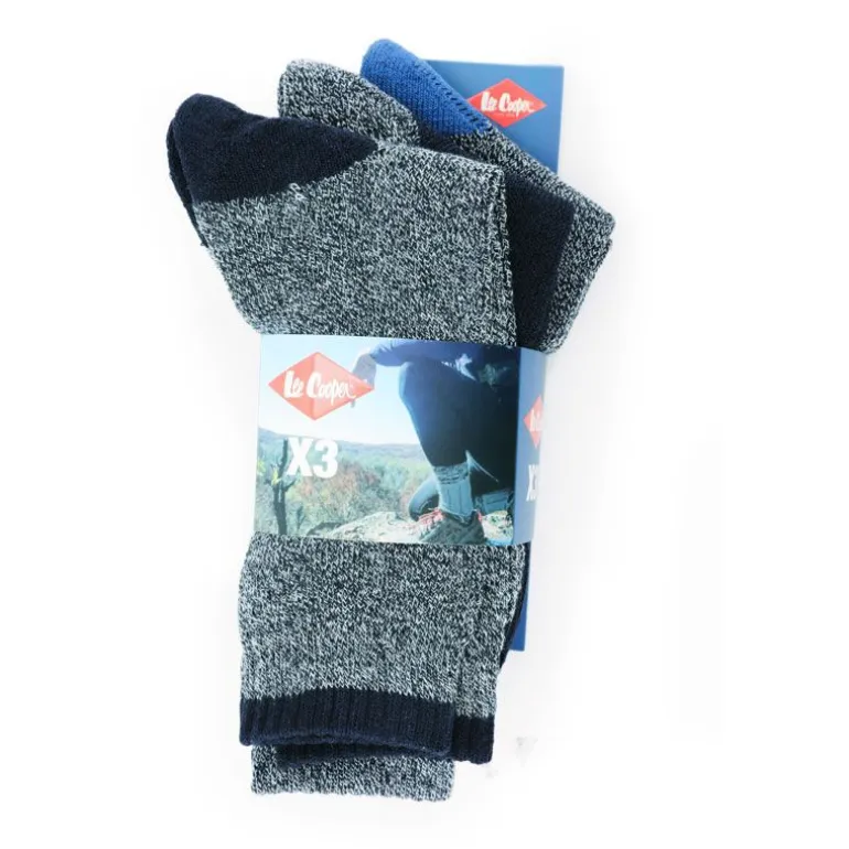 Chaussettes chaleur thermique vladislas *3 39-42/43-46 Homme LEE COOPER